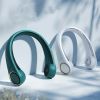 1pc Hanging Neck Fan; Portable Cooling Neck Fan; Adjustable; 360° Cooling; Super Quiet; No Blade Fan Design